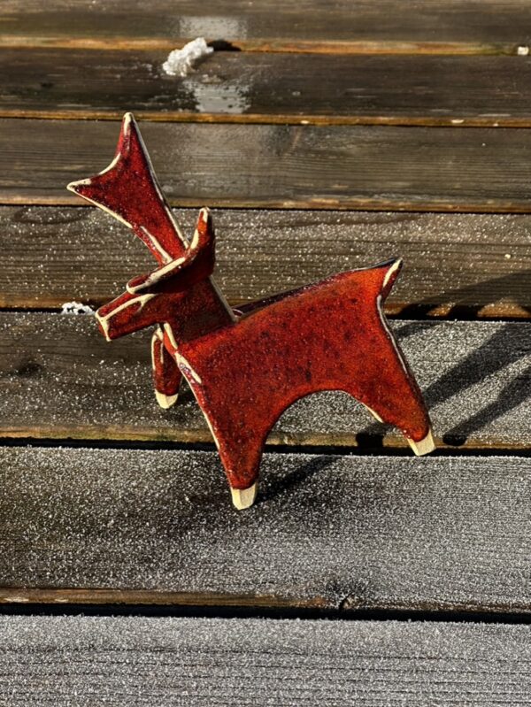 Christmas Reindeer, Medium, Red