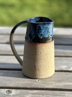 Small blue/black jug