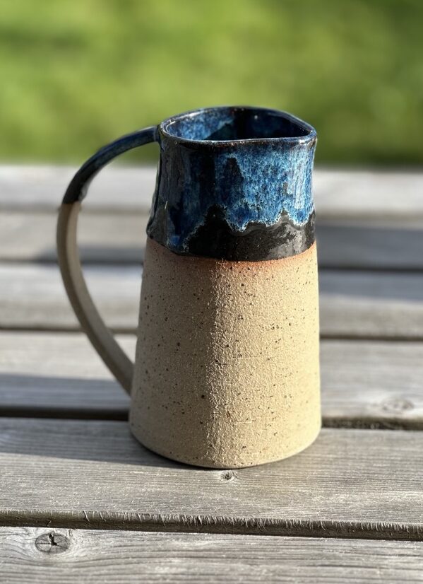 Small blue/black jug